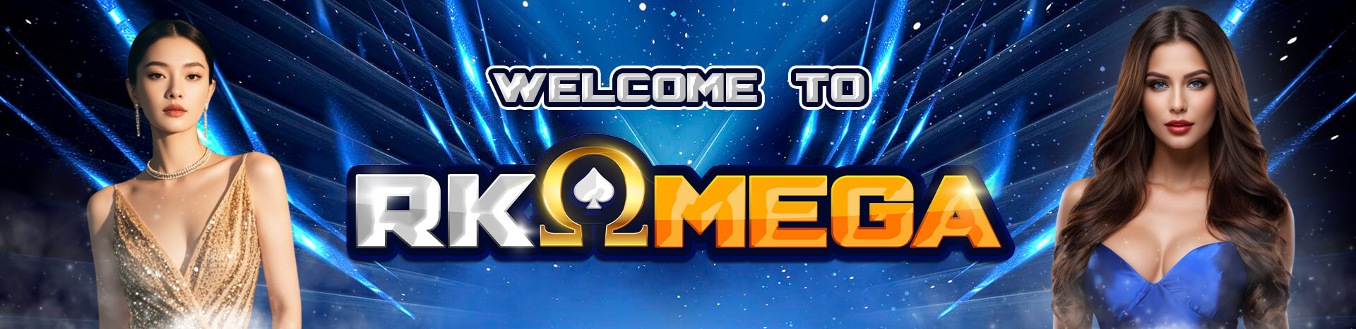 RK OMEGA main banner showing the platform interface for Filipino players